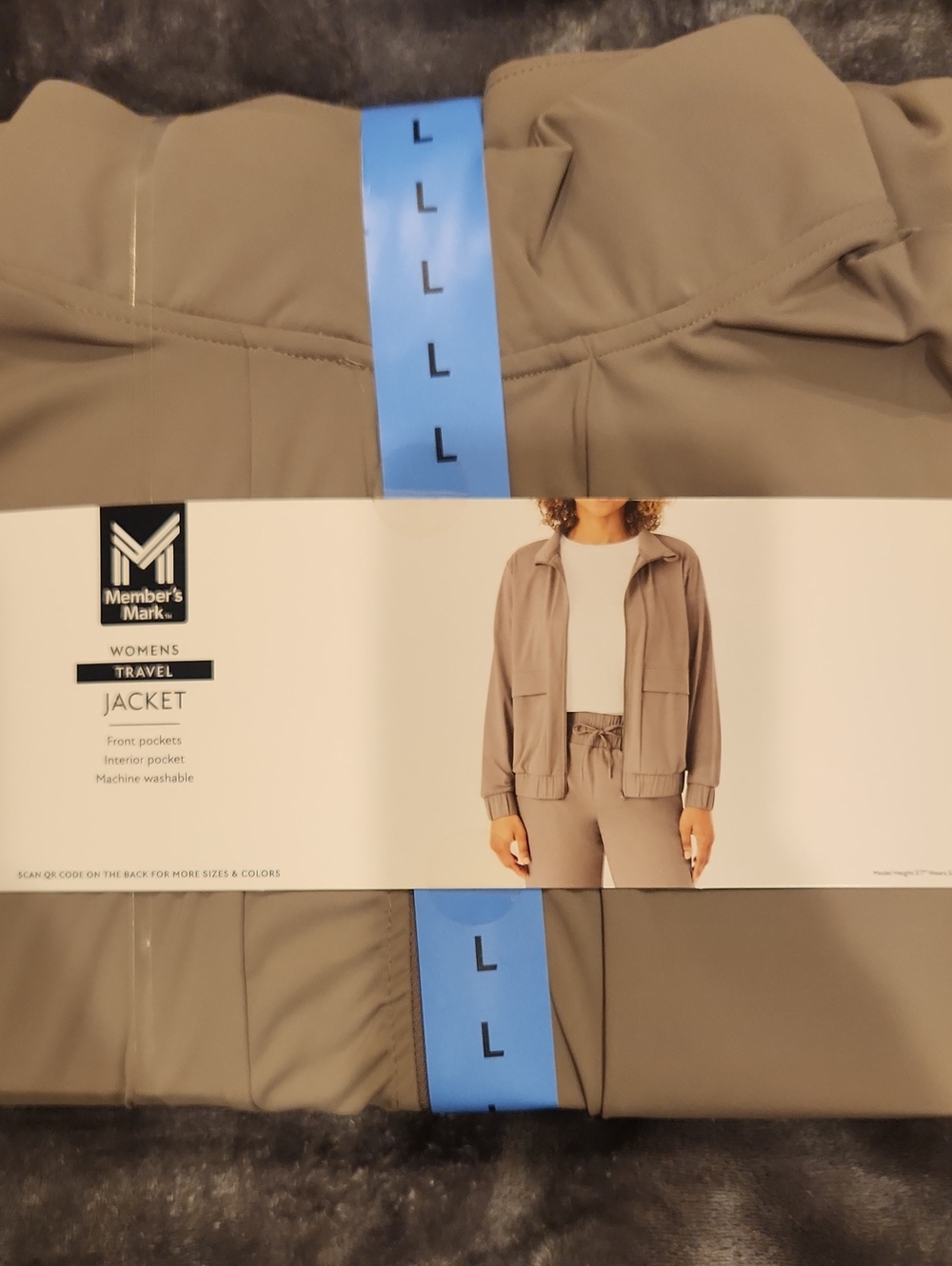 Member's Mark Women's Bomber Jacket - Taupe